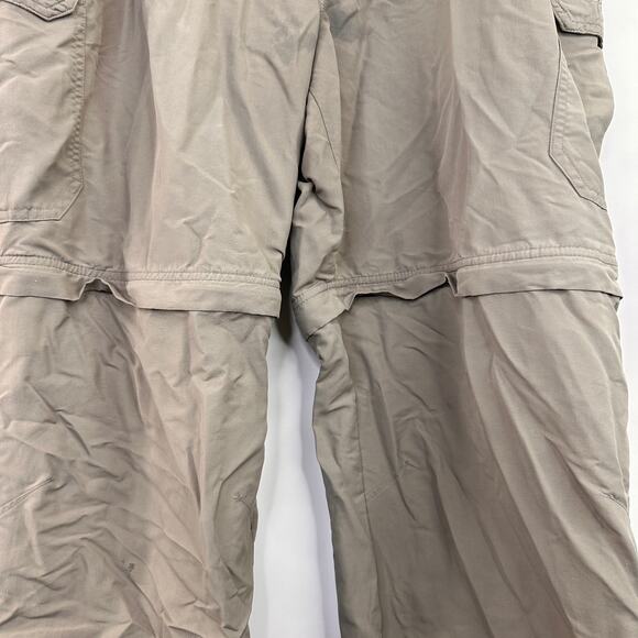 Cabela's Classic Fit Khaki Convertible Nylon Hiking Pants Size 40 - Picture 7 of 10